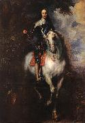 DYCK, Sir Anthony Van, Equestrian Portrait of Charles I, King of England